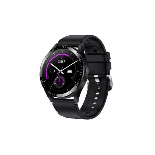 3GUYS SMARTWATCH Bluetooth call & Ελληνικοί χαρακτήρες - ανδρικό smartwatch με μαύρο λουράκι σιλικόνης 3GW3351