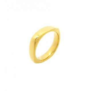 PUPPIS ΔΑΧΤΥΛΙΔΙ ΧΡΥΣΟ - γυναικείο δαχτυλίδι από επιχρυσωμένο ατσάλι 57mm PUR01918G