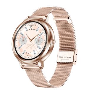 3GUYS SMARTWATCH - γυναικείο smartwatch με ατσάλινο μπρασελέ σε ροζ χρυσό 3GW5031