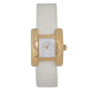 SAINT HONORÉ GALA Diamond - γυναικείο ρολόϊ με λευκό δερμάτινο λουράκι + 3 extra δερμάτινα λουράκια 721431 3BYP