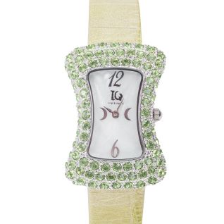 IQ Exclusive Πράσινο - γυναικείο ρολόϊ με πράσινο δερμάτινο λουράκι WA200830