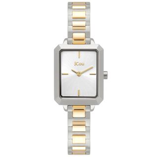 JCou CAPRICE - γυναικείο ρολόι με δίχρωμο ατσάλινο μπρασελέ JU19063-4