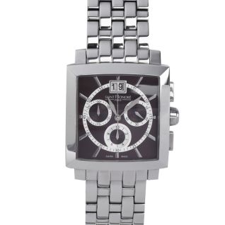 SAINT HONORÉ ORSAY - ανδρικό ρολόϊ αυτόματος χρονογράφος με ατσάλινο μπρασελέ 898127 1MIA