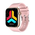 3GUYS SMARTWATCH bluetooth call - γυναικείο smartwatch με ροζ λουράκι σιλικόνης 3GW6703