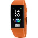 CALYPSO SMARTIME Activity Tracker - unisex smartwatch με πορτοκαλί λουράκι καουτσούκ Κ8500/3 - Δώρο μπλε λουράκι 