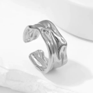 Foil - γυναικείο ατσάλινο δαχτυλίδι - ανοιγόμενο  D22