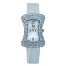 IQ Exclusive Sky Μπλε - γυναικείο ρολόϊ με μπλε-γαλάζιο δερμάτινο λουράκι WA2000830