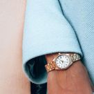 JCou QUEEN'S PETIT - γυναικείο ρολόϊ με χρυσό μπρασελέ JU18035-2